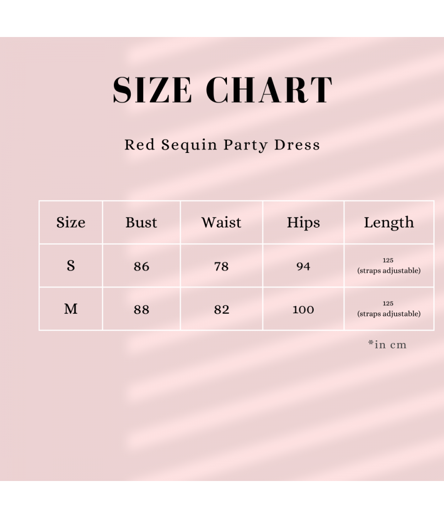 Red Sequin Party Dress