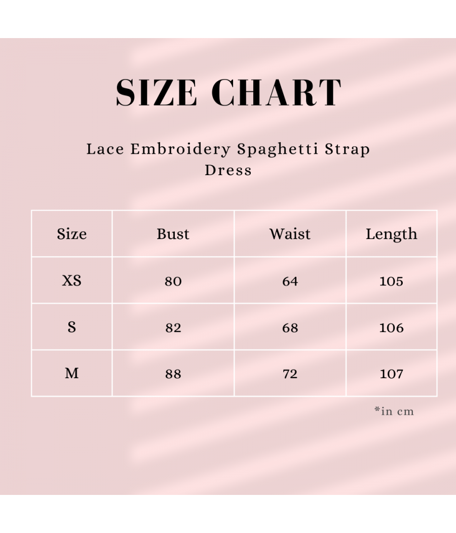 Lace Embroidery Spaghetti Strap Dress