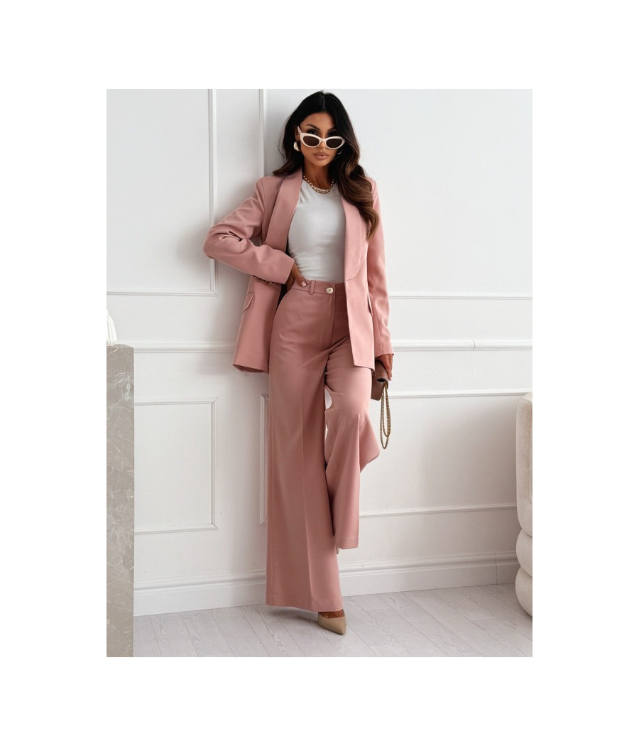 Pink Blazer and Pant Set
