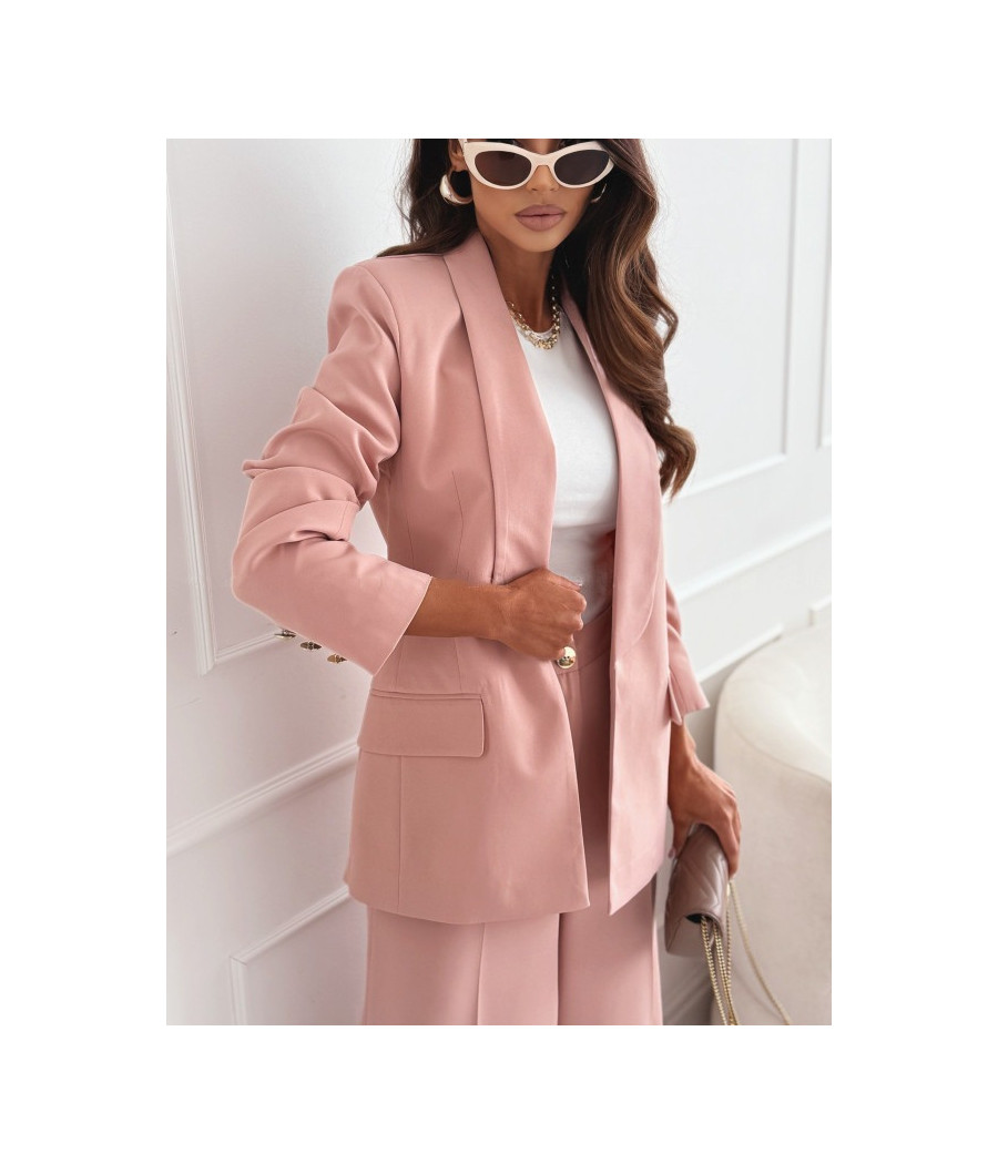 Pink Blazer and Pant Set