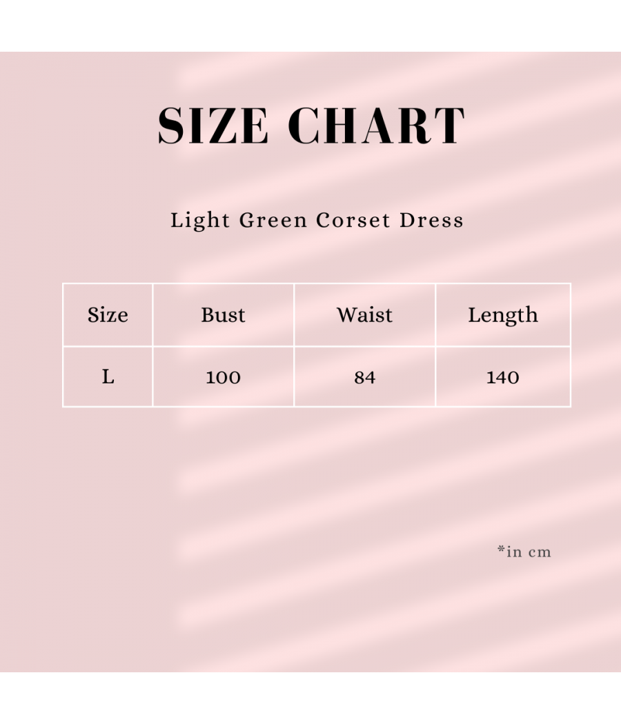 Light Green Corset Dress