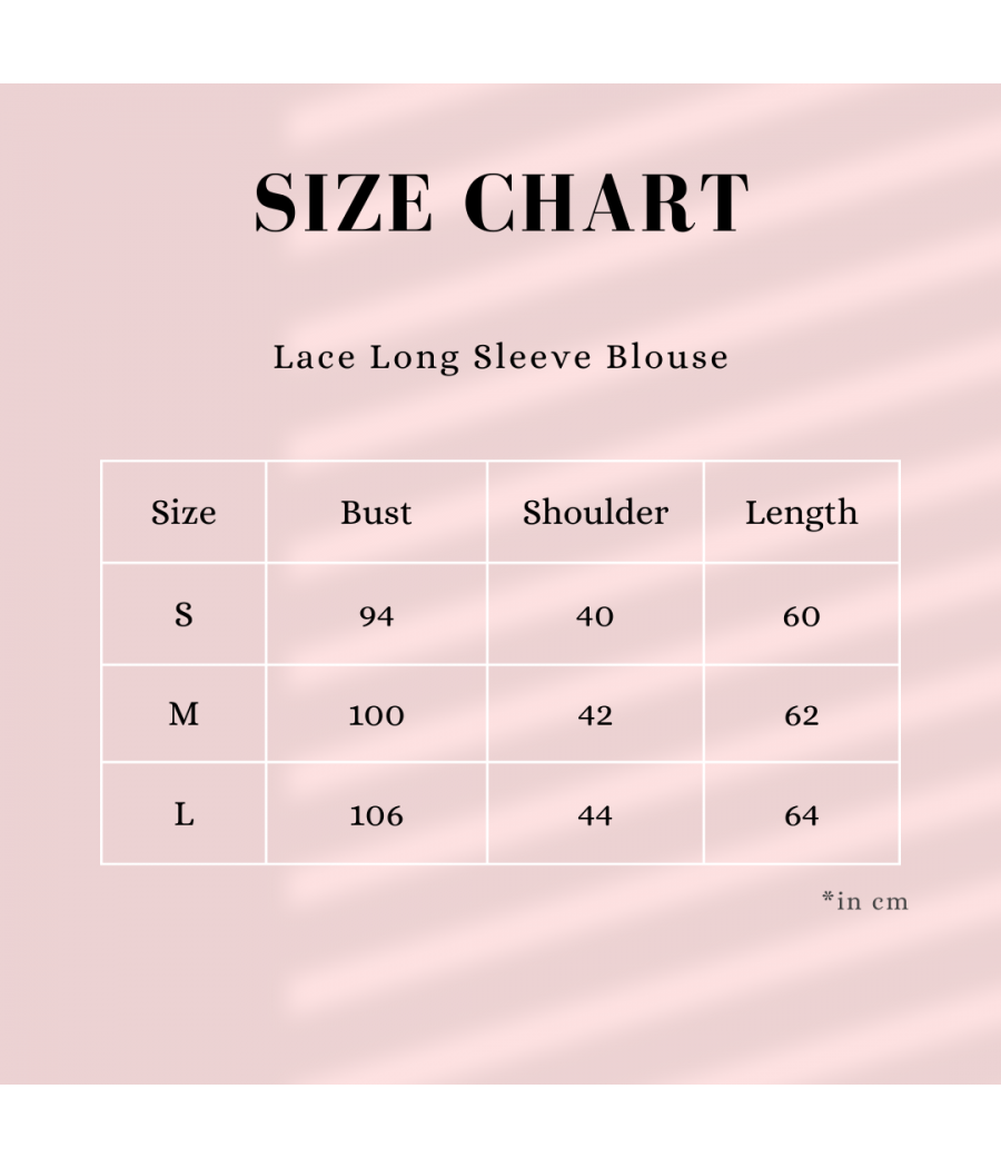 Lace Long Sleeve Blouse